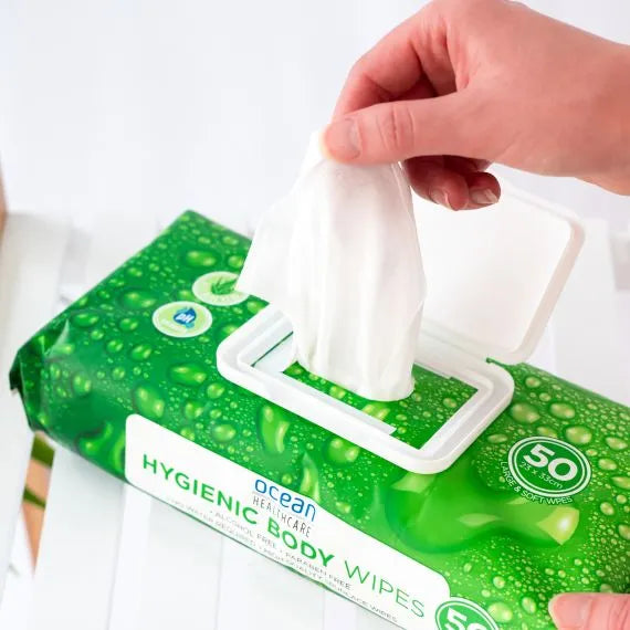 Ocean Hygienic Body Wipes 33x23cm - Assist Ability Australia