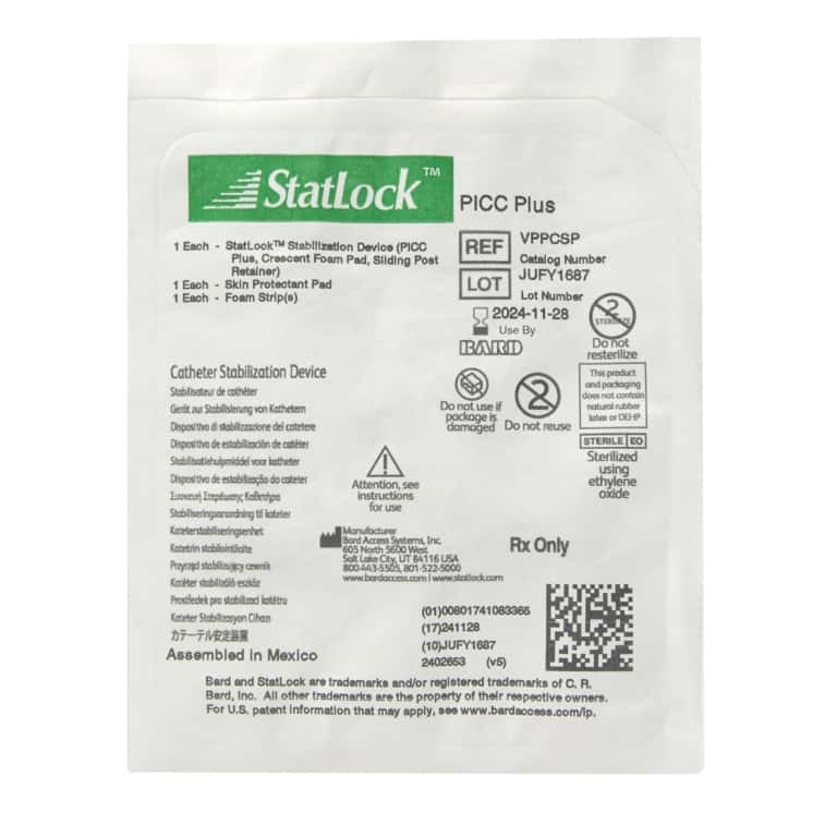 StatLock PICC Plus – Catheter and Line Securement Device