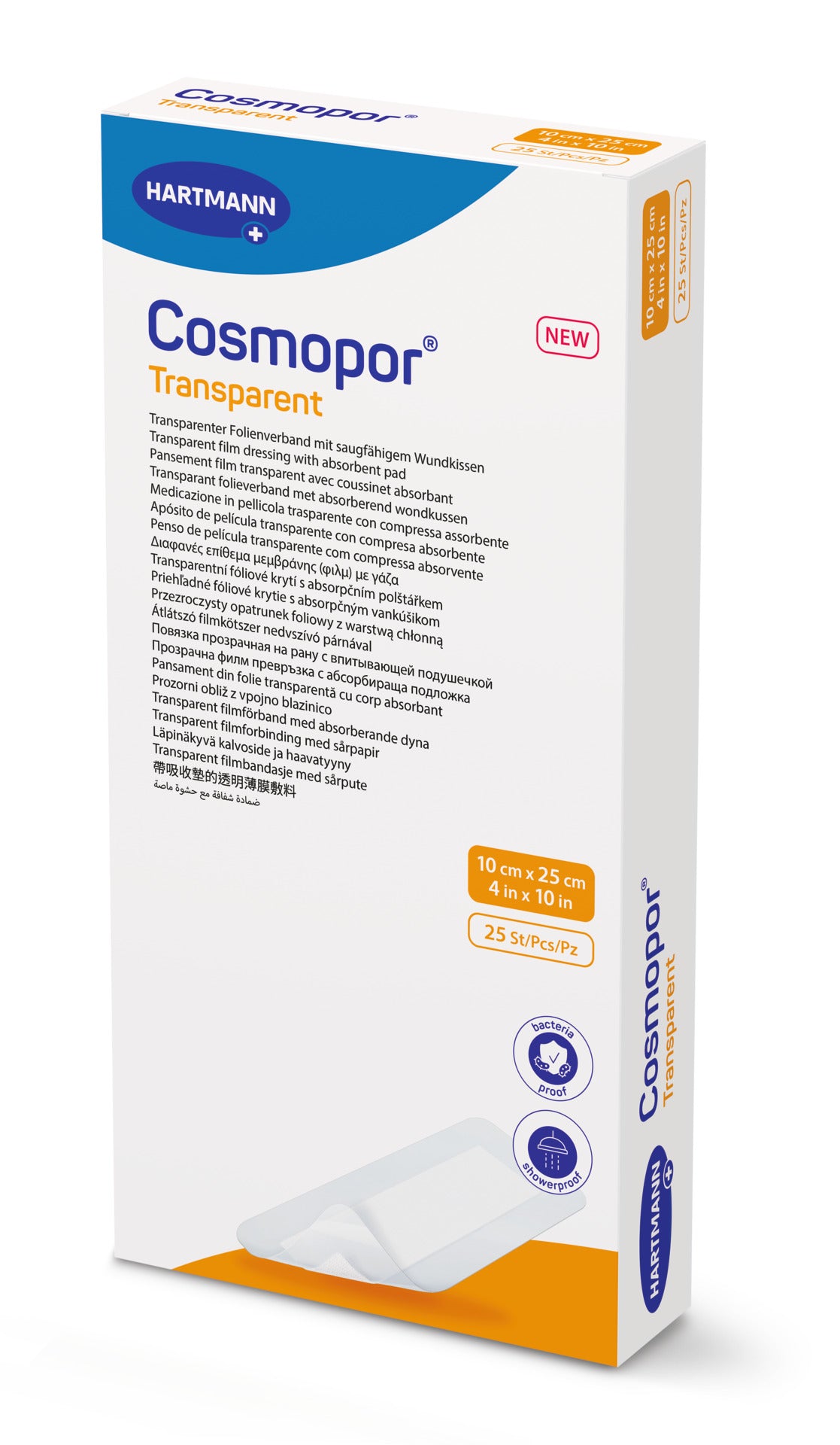 Cosmopor Transparent 10x25cm - Assist Ability Australia