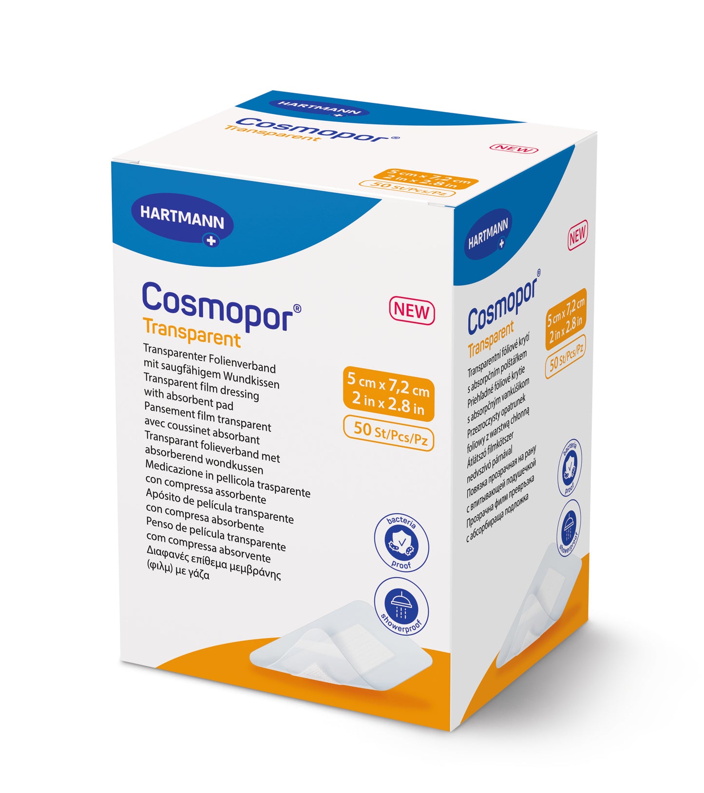 Cosmopor Transparent 5x7.2cm - Assist Ability Australia