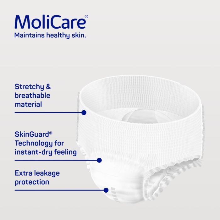 MoliCare Premium Mobile Unisex Pull-Ups – Medium 10 Drops (80–120cm, 2675ml) - Assist Ability Australia