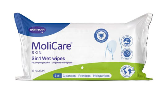 Molicare Skin 3 in 1 Wet Wipes