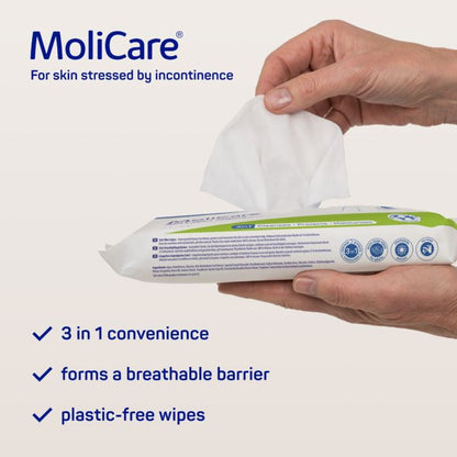 Molicare Skin 3 in 1 Wet Wipes