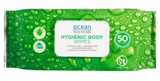 Ocean Hygienic Body Wipes 33x23cm - Assist Ability Australia