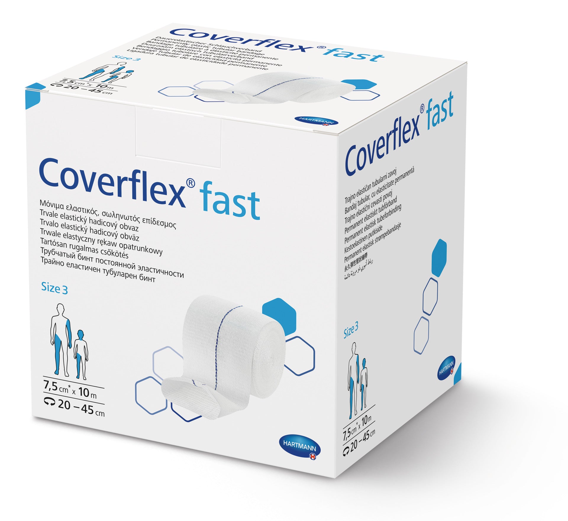 Coverflex Fast 7.5cmx10m Blue - Assist Ability Australia