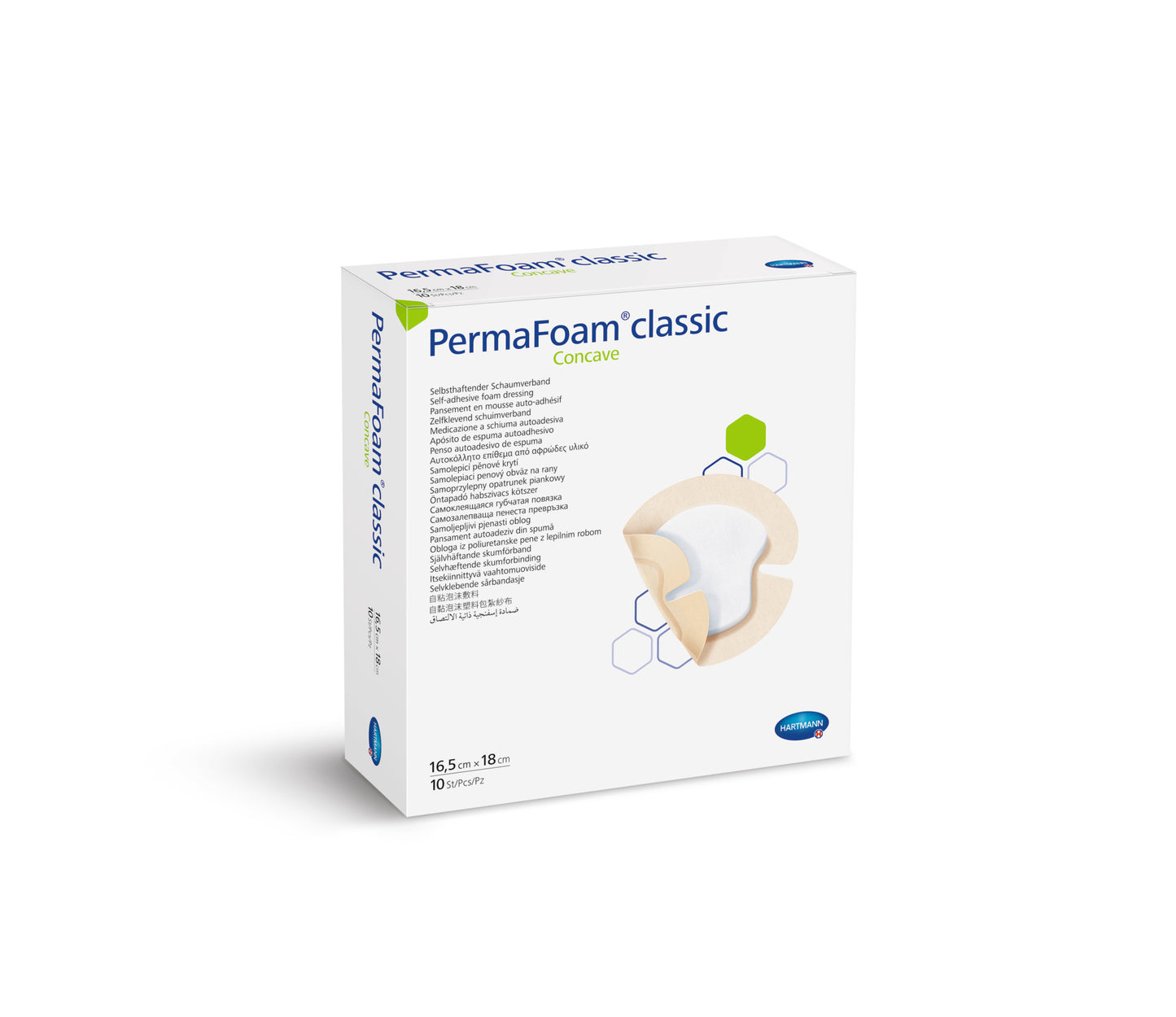 Permafoam Classic Border Dressing 10x10cm