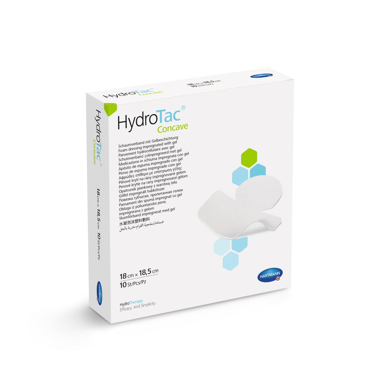 HydroTac Concave Dressing 18x18.5cm - Assist Ability Australia