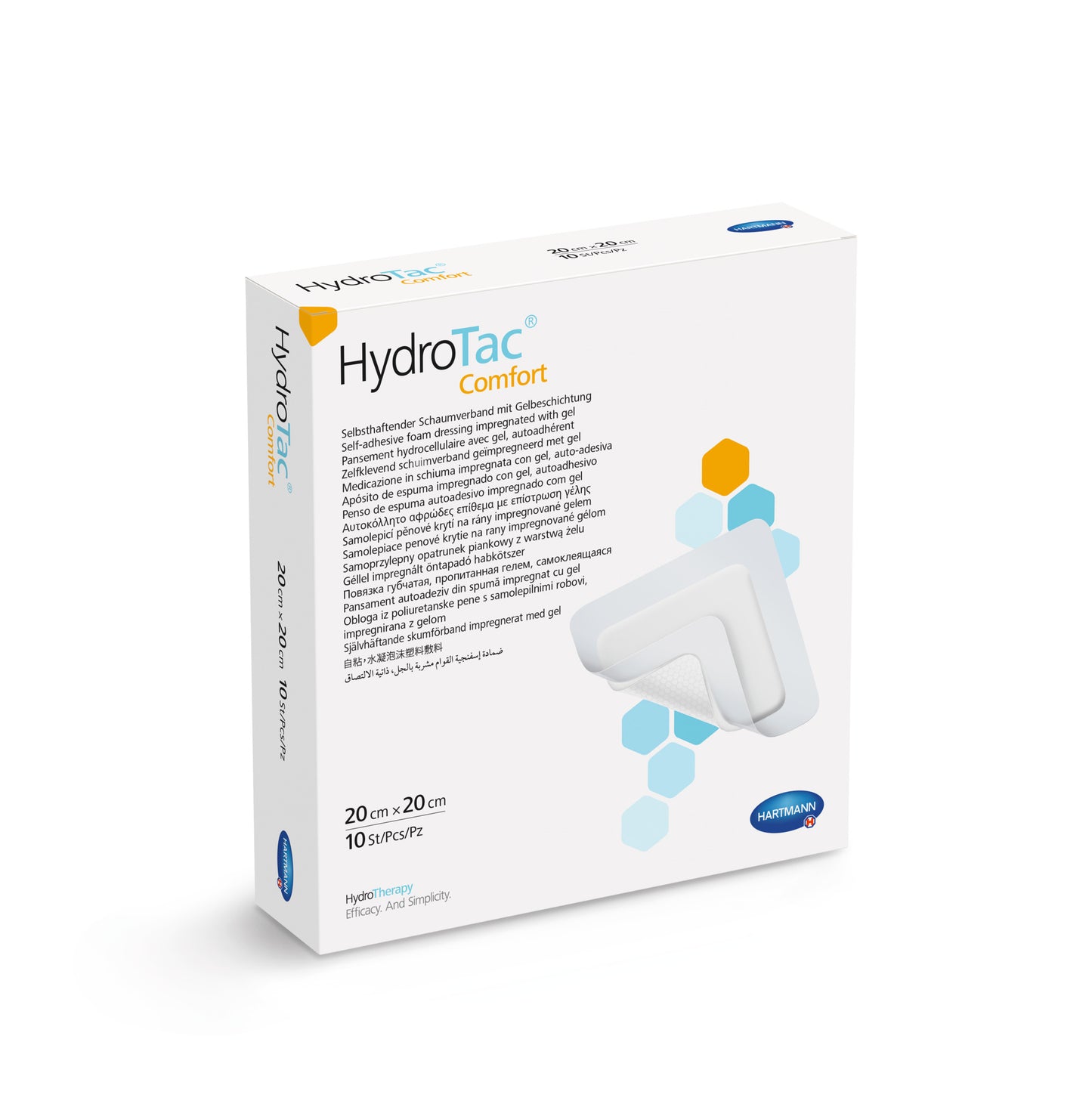 HydroTac Comfort Dressing 20x20cm - Assist Ability Australia