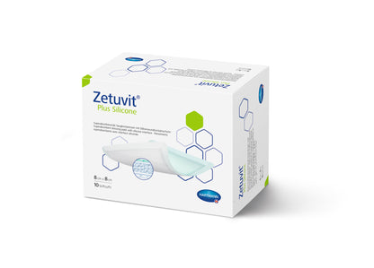 Zetuvit Plus Silicone 8x8cm - Assist Ability Australia