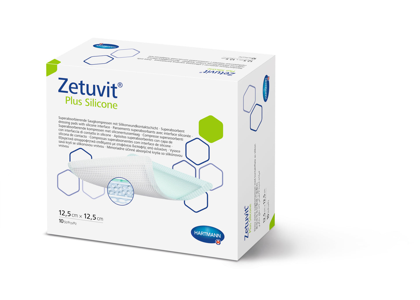 Zetuvit Plus Silicone Dressing 12.5 x 12.5cm - Assist Ability Australia
