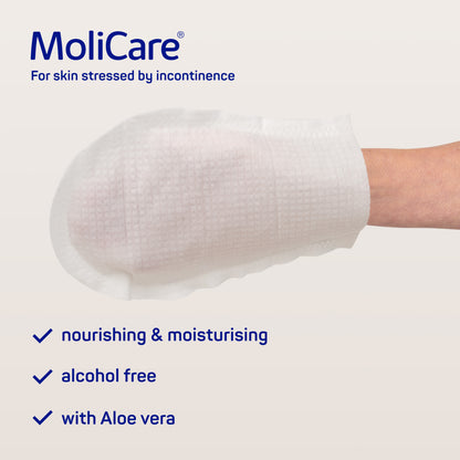 MoliCare Skin Impregnated Wash Gloves