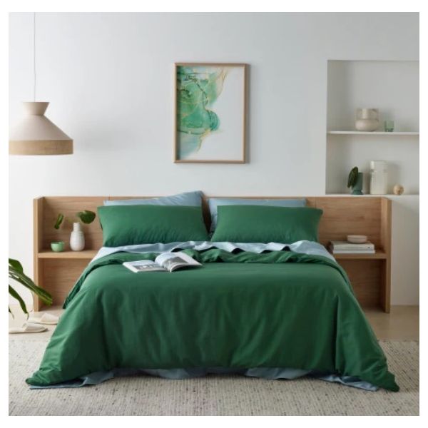 Quilt Cover Set Olive - Assist Ability Australia