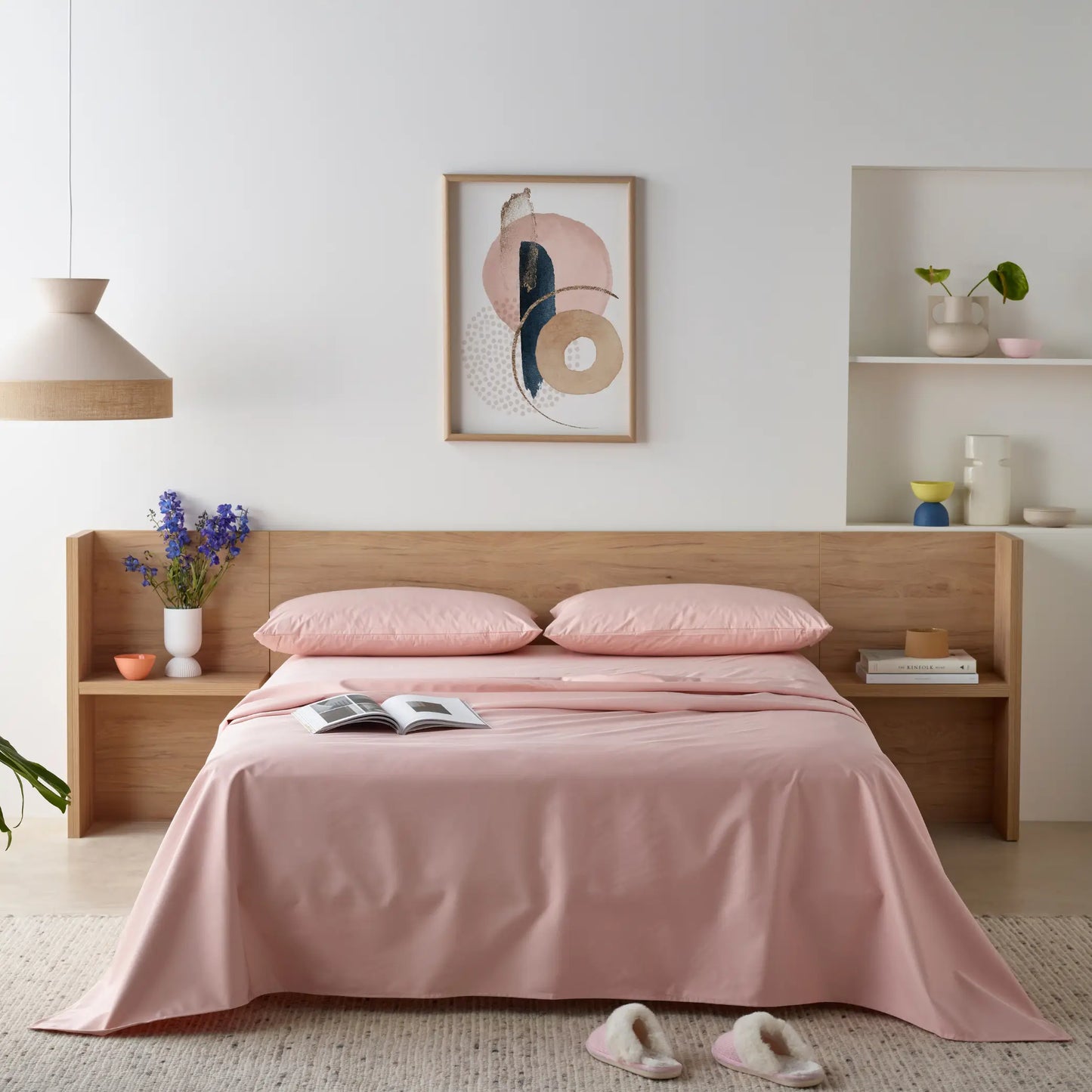 Bamboo Waterproof Sheet Set Blush - Assist Ability Australia
