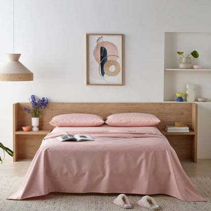 Bamboo Waterproof Sheet Set Blush - Assist Ability Australia