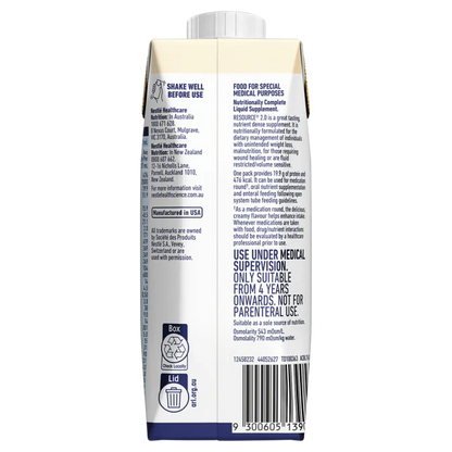 Resource 2.0 Vanilla 237ml