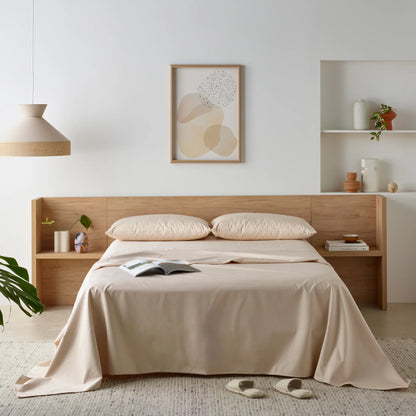 Bamboo Waterproof Sheet Set Sand - Assist Ability Australia