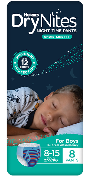 Huggies DryNites Boys Pyjama Pants 27-57kg 8-15 Years