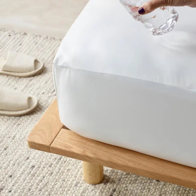 Waterproof Bamboo Fitted Sheet White - Assist Ability Australia