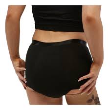 Ladies Full Brief Black 400ml - Assist Ability Australia