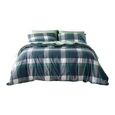 Forest Check Quilt Cover Set - Assist Ability Australia