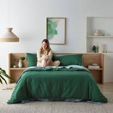 Quilt Cover Set Olive - Assist Ability Australia