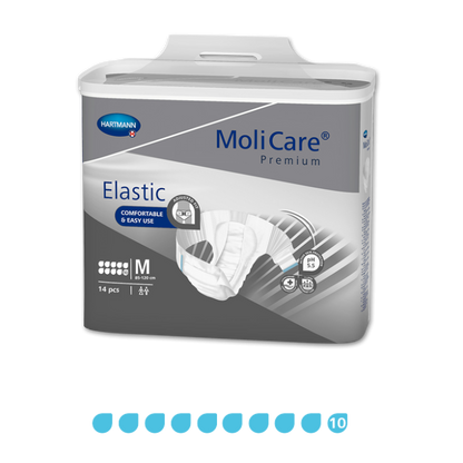 MoliCare®Premium Elastic 10 Drops (Medium: 85 - 120 cm)