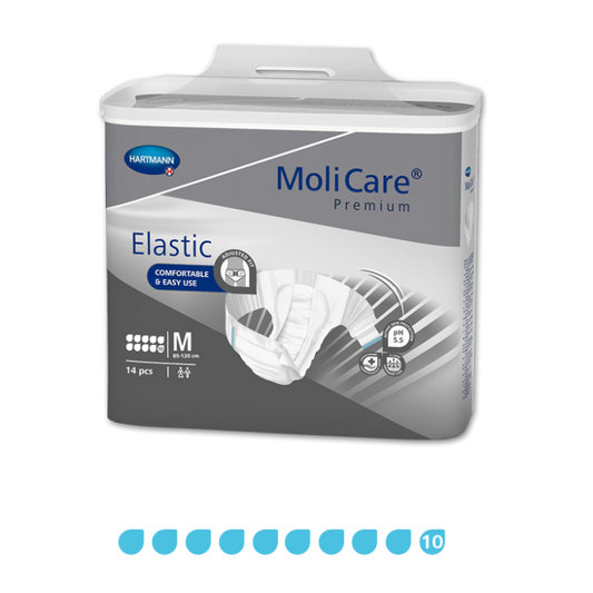 MoliCare®Premium Elastic 10 Drops (Medium: 85 - 120 cm)