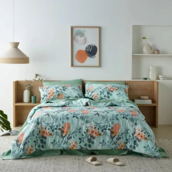 Native Blue Quilt Cover Set - Assist Ability Australia