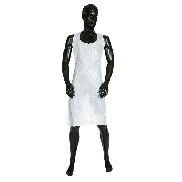 Disposable Apron PE White 71x117cm - Assist Ability Australia
